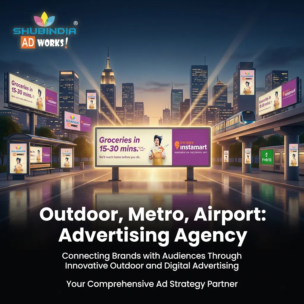 Airport advertising creative by Shubindia Ad Works 2 — Shubindia Ad Works