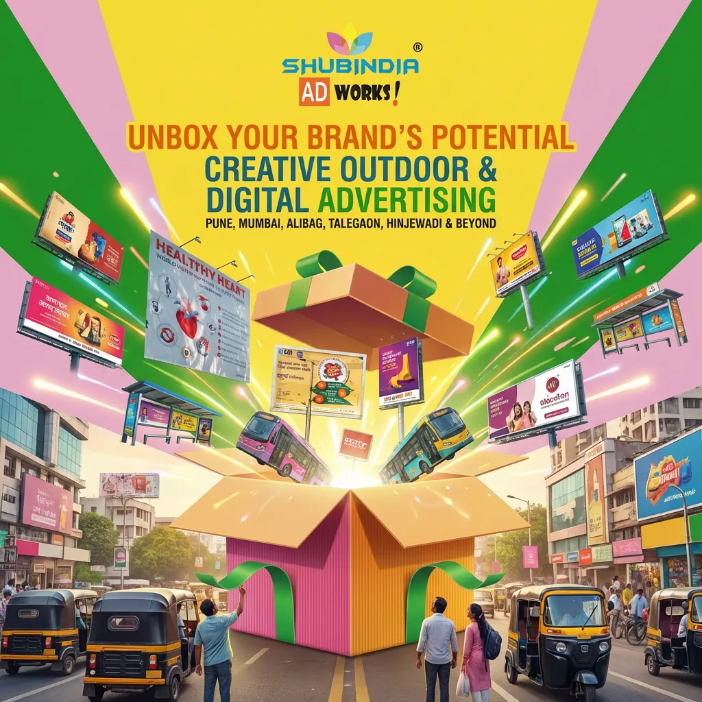 Creative Outdoor and Digital Advertising Solutions in Pune Mumbai by Shubindia Ad Works