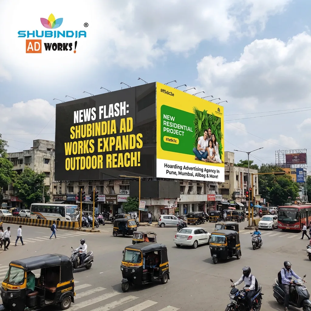 Outdoor / hoarding advertising creative by Shubindia Ad Works 7 — Shubindia Ad Works