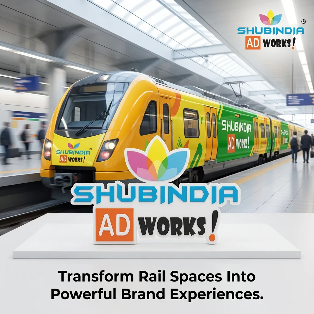 Railway & train advertising creative by Shubindia Ad Works 1 — Shubindia Ad Works
