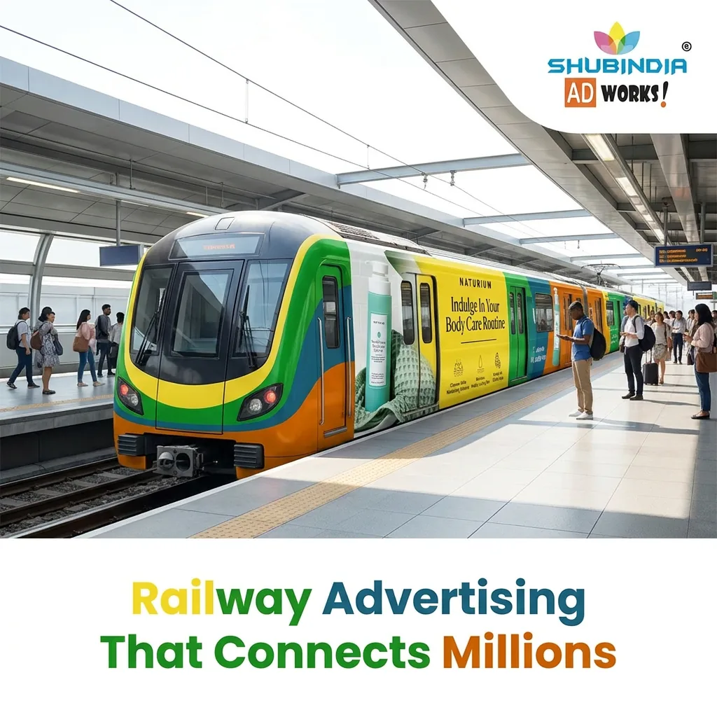 Railway & train advertising creative by Shubindia Ad Works 2 — Shubindia Ad Works